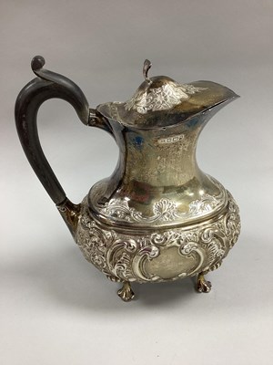 Lot 5 - A Victorian Hallmarked Silver Coffee Pot, H.W,...