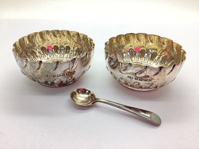 Lot 4 - A Pair of Victorian Hallmarked Silver Salts,...