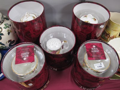 Lot 1165 - Royal Albert 'Old Country Roses' Lidded Jars,...