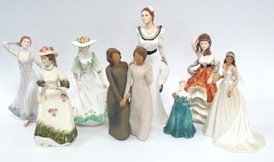 Lot 1294 - Figurines Including Renaissance Coalport,...