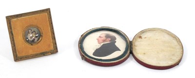 Lot 1296 - Early XX Century Oval Miniature Portrait of...