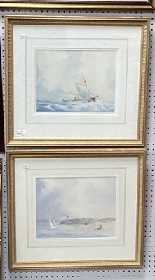 Lot 1444 - Alan Stark (British XX Century Artist) Yacht...