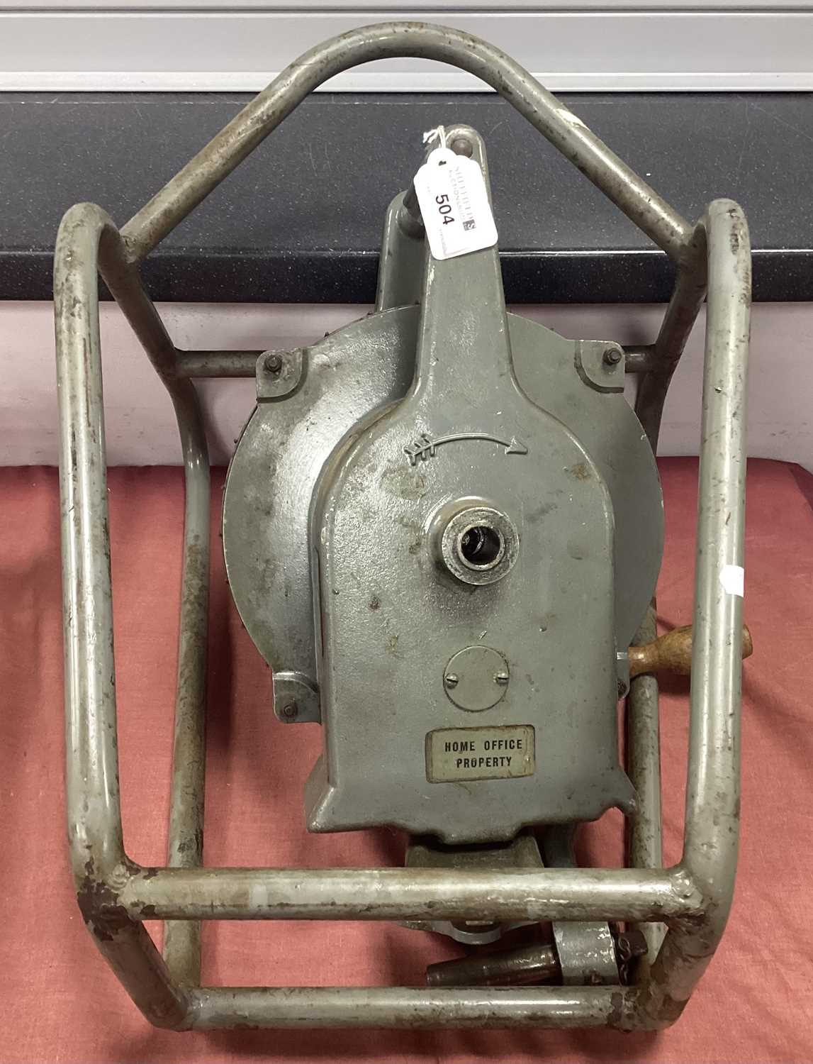 Lot 504 - Secomak Siren, hand operated type 447 with...