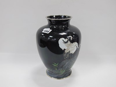 Lot 1388 - Oriental, Tamura, Japanese cloisonne vase...