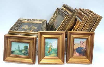 Lot 1410 - Gilt Framed Old Master Coloured Prints (12).