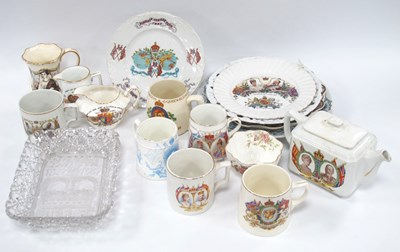 Lot 1285 - Commemorative Ware, glass dish, Royal Jubilee...