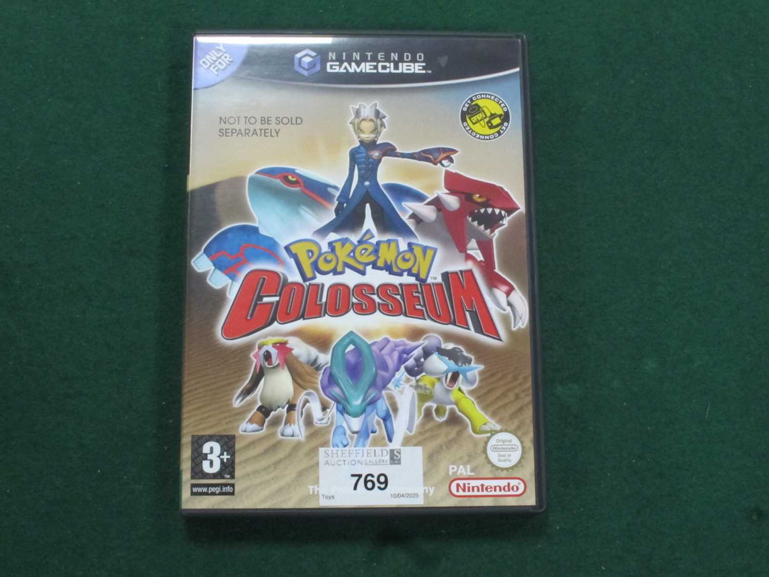 Lot 769 - Nintendo GameCube Pokémon Colosseum Game (Pal),...