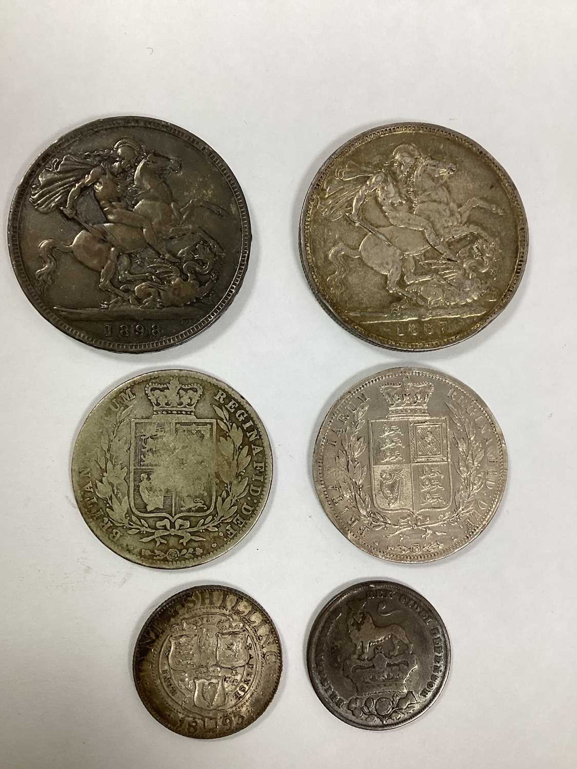 Lot 569 - GB XIX Century Silver Coins, includes an