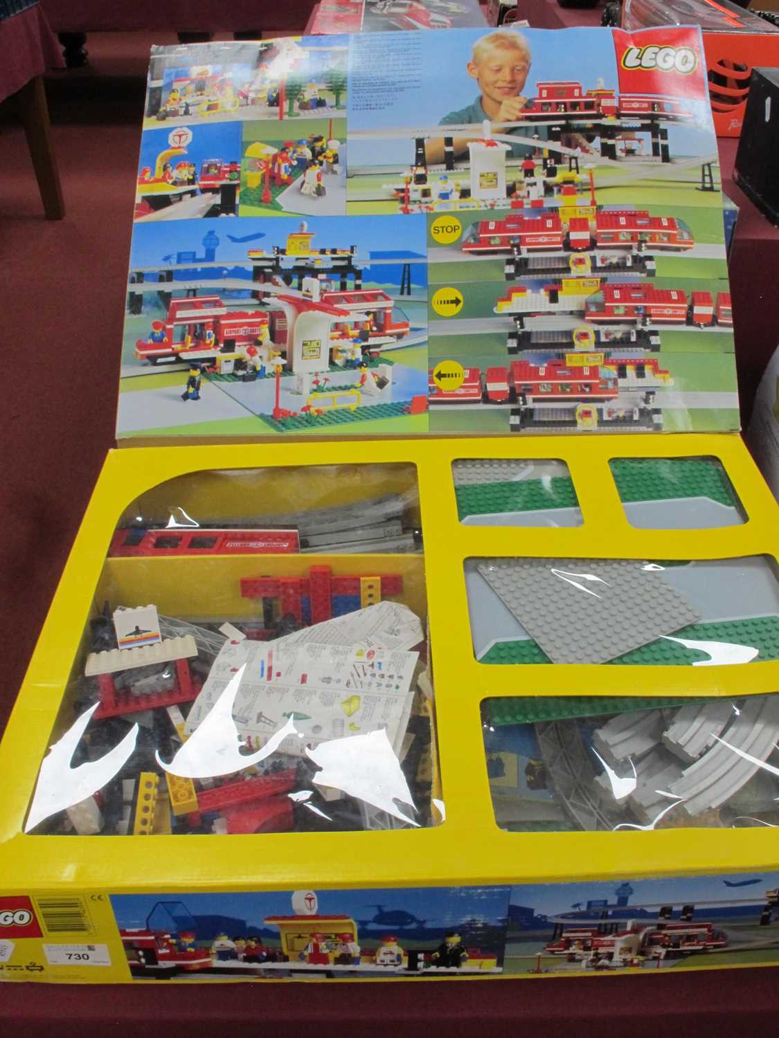 Lot 730 - A Lego 6399 Legoland Airport Shuttle Monorail...