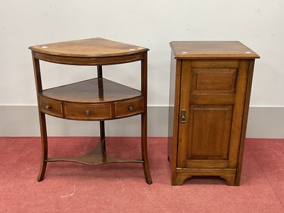 Lot 1493 - Early XIX Century Walnut Bedside Cupboard,...