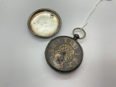 Lot 219 - A Hallmarked Silver Openface Pocket Watch, the...