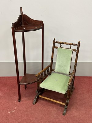 Lot 1498 - Early XX Century Child's American Rocker,...