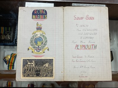 Lot 615 - WWII Royal Marines Okinawa Medal Group,...