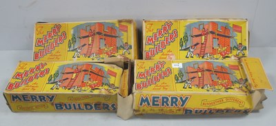 Lot 1113 - Codeg Tin Plate Merry Builders Toy, in...