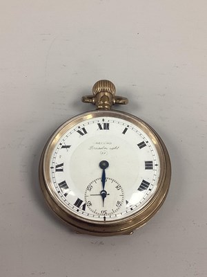 Lot 236 - An Openface Pocket Watch, the signed white...