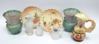 Lot 1154 - C. Devon Mid XX Century Vases, Royal Art...