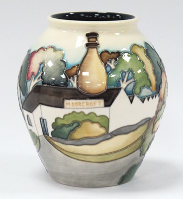 Lot 1236 - A Moorcroft Pottery Vase, painted with the...