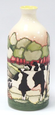 Lot 1232 - A Moorcroft Pottery Milk Vase, painted with...