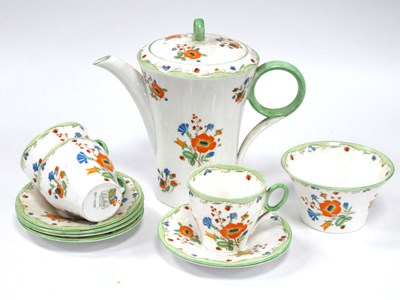 Lot 1065 - A Shelley Porcelain Part Coffee Service,...