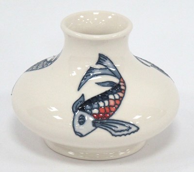 Lot 1265 - A Moorcroft Pottery Vase, painted in a trial...