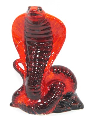 Lot 1257 - An Anita Harris Model of a Venomous Cobra...