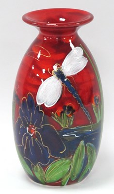 Lot 1233 - An Anita Harris 'Dragonfly Brook' Minos Vase,...