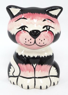 Lot 1260 - Lorna Bailey - Mack the Cat (CRM), 14cm high.