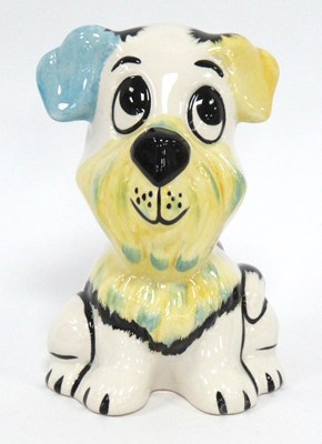 Lot 1248 - Lorna Bailey - Woof-Woof the Dog, 12.5cm high.