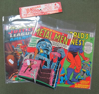 Lot 606 - Three DC Comics - to include World Finest #158,...