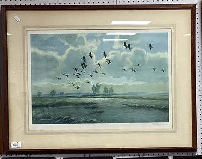 Lot 1434 - Peter Scott (1909-89) 'Pinkfeet - The Wild...