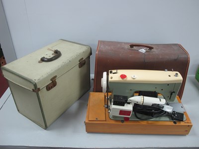 Lot 1068 - Alfa and Jones Sewing Machines (2).