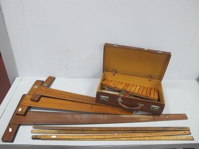 Lot 1062 - Xylophone, Britains Ltd Horse and Cart, slide...