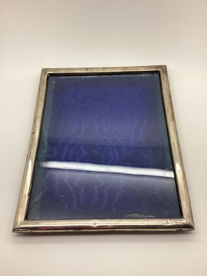 Lot 372 - A Hallmarked Silver Rectangular Photograph...