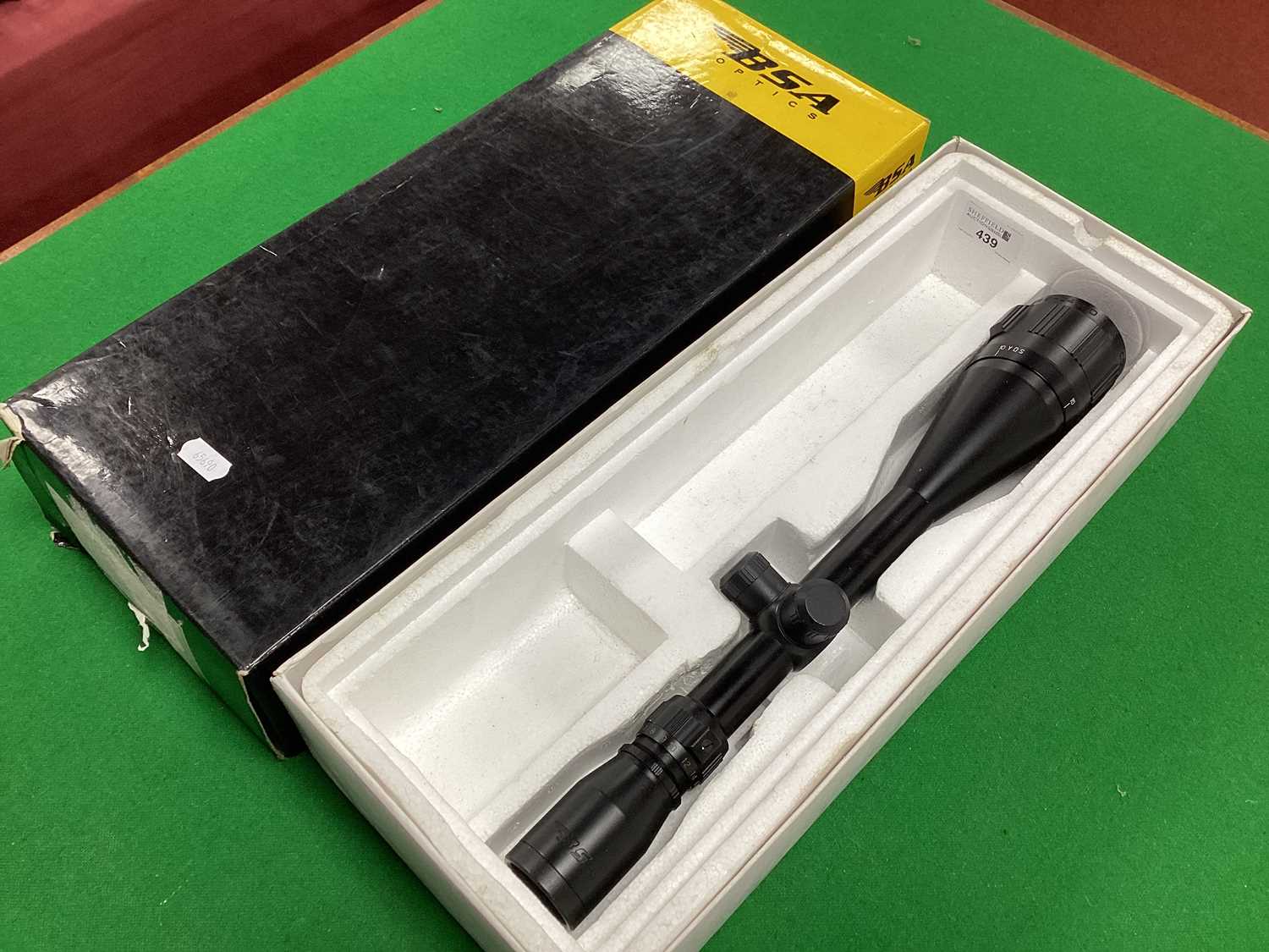 Lot 439 - BSA Contender 6-24 x 50 Telescopic Sight, with...