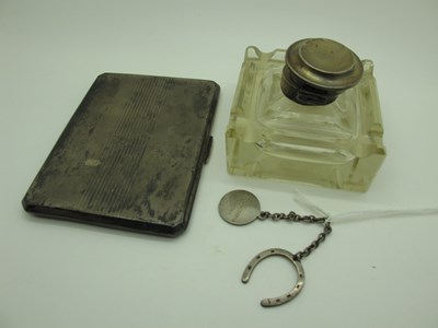 Lot 87 - A Slim Hallmarked Silver Cigarette Case,...