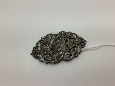 Lot 402 - A Hallmarked Silver Nurse's Style Buckle,...