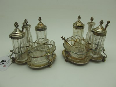 Lot 85 - A Dainty Victorian Hallmarked Silver Cruet...