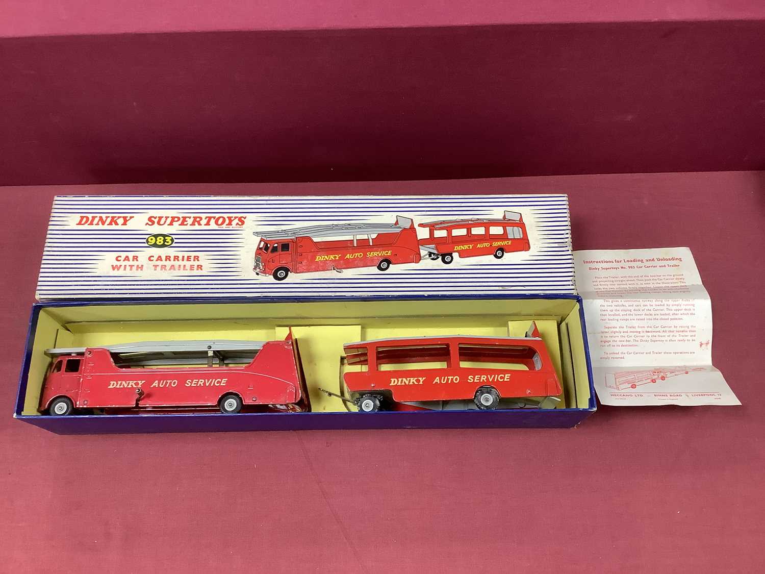 Lot 916 - Dinky Supertoys No 983 Car Carrier with...