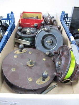 Lot 765 - Bakelite Centrepin Reels, five Allcock...