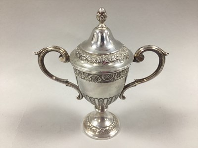 Lot 10 - A Decorative Miniature Hallmarked Silver Twin...