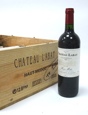 Lot 1446 - Red Wine - Chateau Labat Cru Bourgeois 2005...