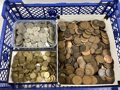 Lot 51 - Large Collection Of GB Pre-Decimal Coins,...