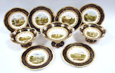 Lot 1032 - A Mid XIX Century Coalport Porcelain Part...