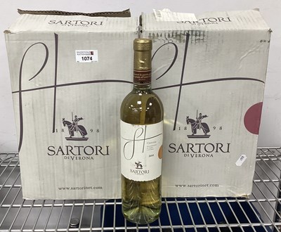 Lot 1074 - Wine - Sartori di Verona Custoza 2012, 750ml.,...