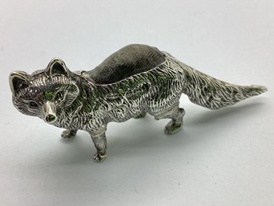 Lot 29 - A Novelty Pin Cushion in The Form of A Fox,...