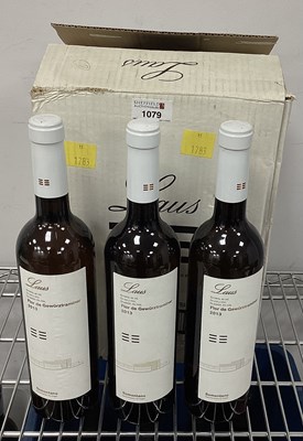 Lot 1079 - Wine - Laus Flor de Gewurztraminer 2013, 75cl.,...