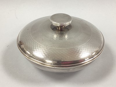 Lot 97 - An Art Deco Hallmarked Silver Mounted Bakelite...