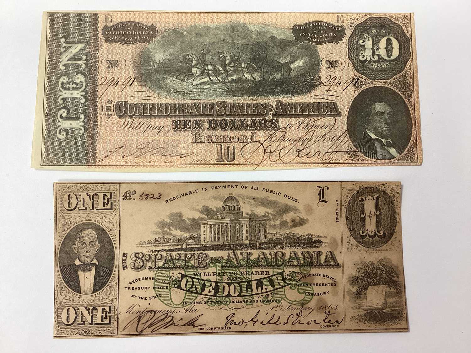 Lot 544 - 1864 Confederate States Of America Richmond...