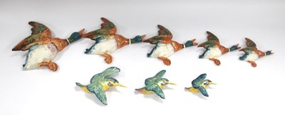 Lot 1043 - Three Graduated Beswick Wall Hanging...