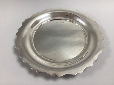 Lot 69 - A Hallmarked Silver Card Tray, P BRS,...